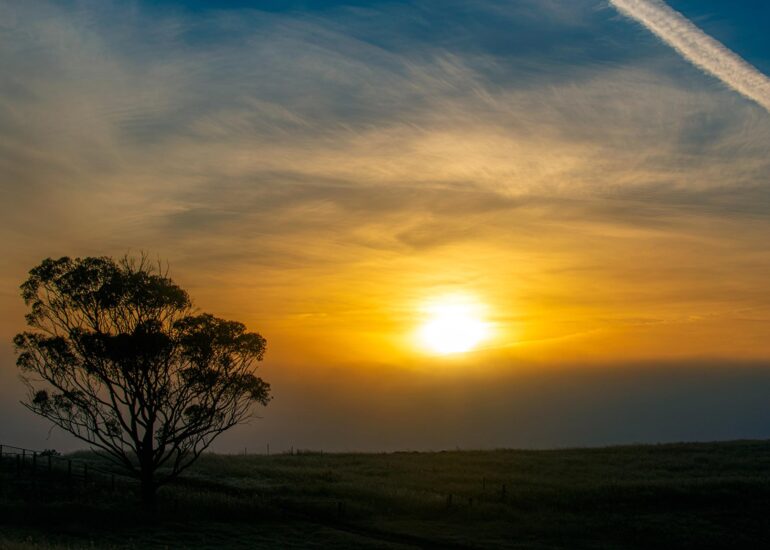 Sunrise in the Mid North of South Australia